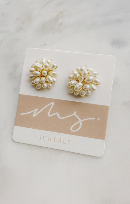 Coral Handcrafted Earring