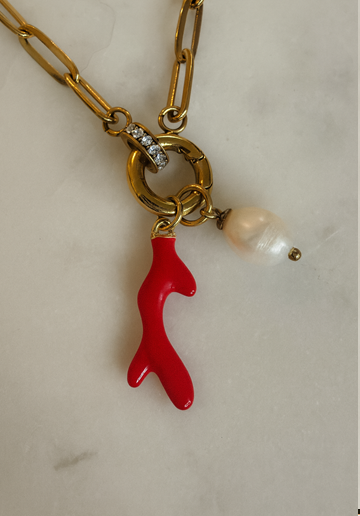 Coral Chain Necklace