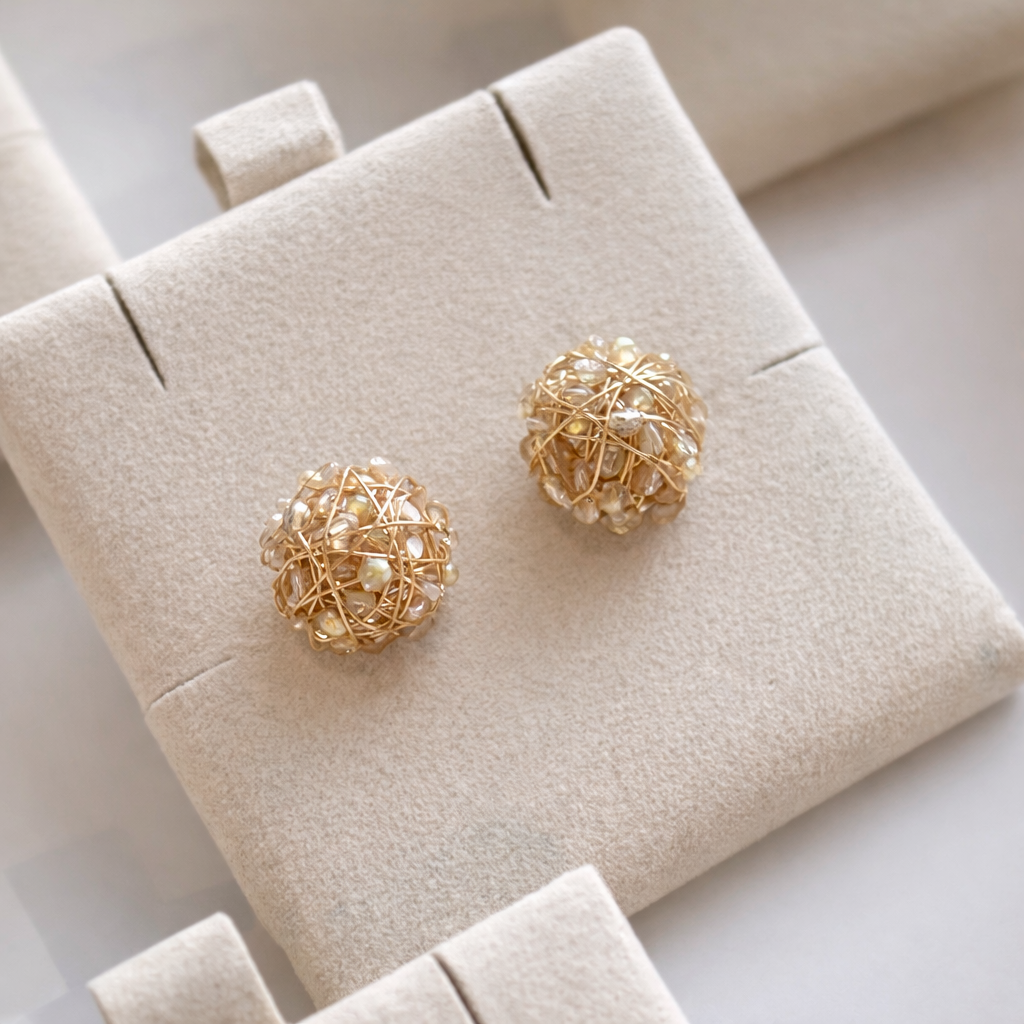 Orb Handcrafted Earring